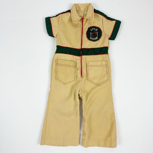 Vintage Baby Jumper Romper Zipper Snap Closure Approximate Size 12 - 18 Months